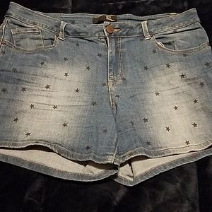 Womens denim shorts